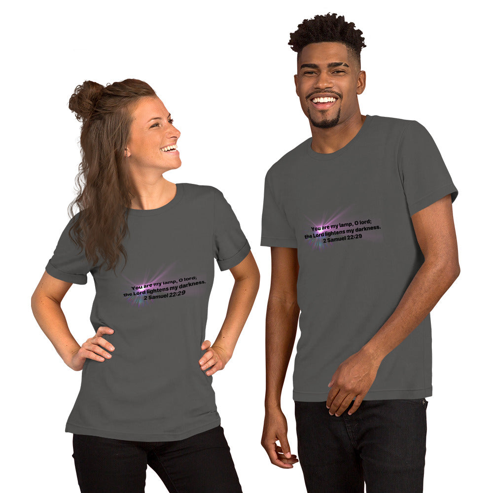 2 Samuel 22:29 Short sleeve unisex T-shirt