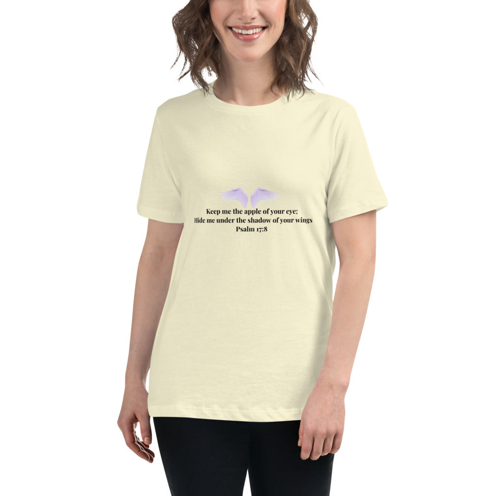 Psalms 17:8 Women's Relaxed T-Shirt