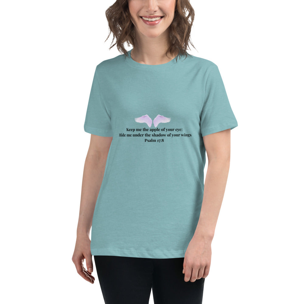 Psalms 17:8 Women's Relaxed T-Shirt