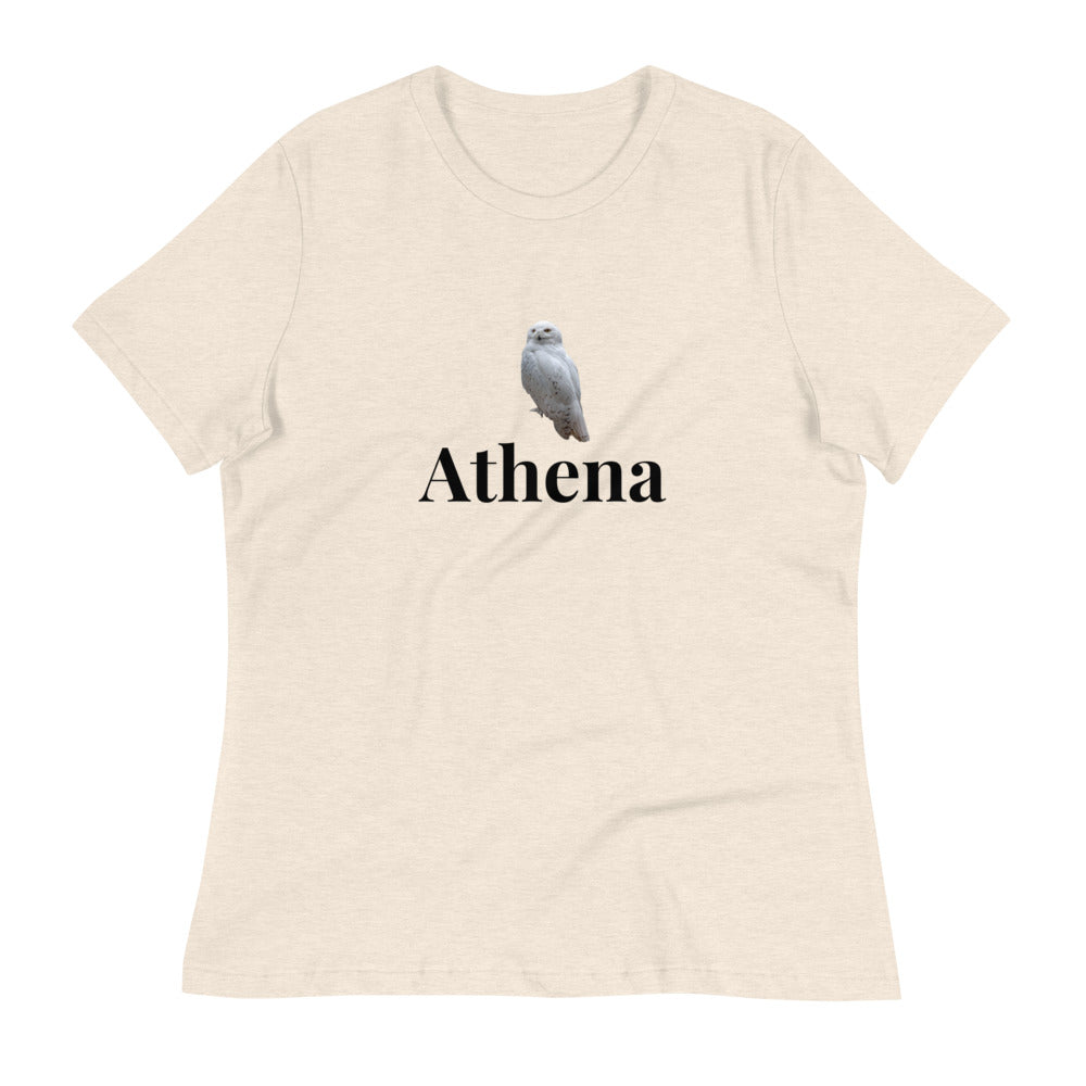 Athena owl Women's Relaxed T-Shirt