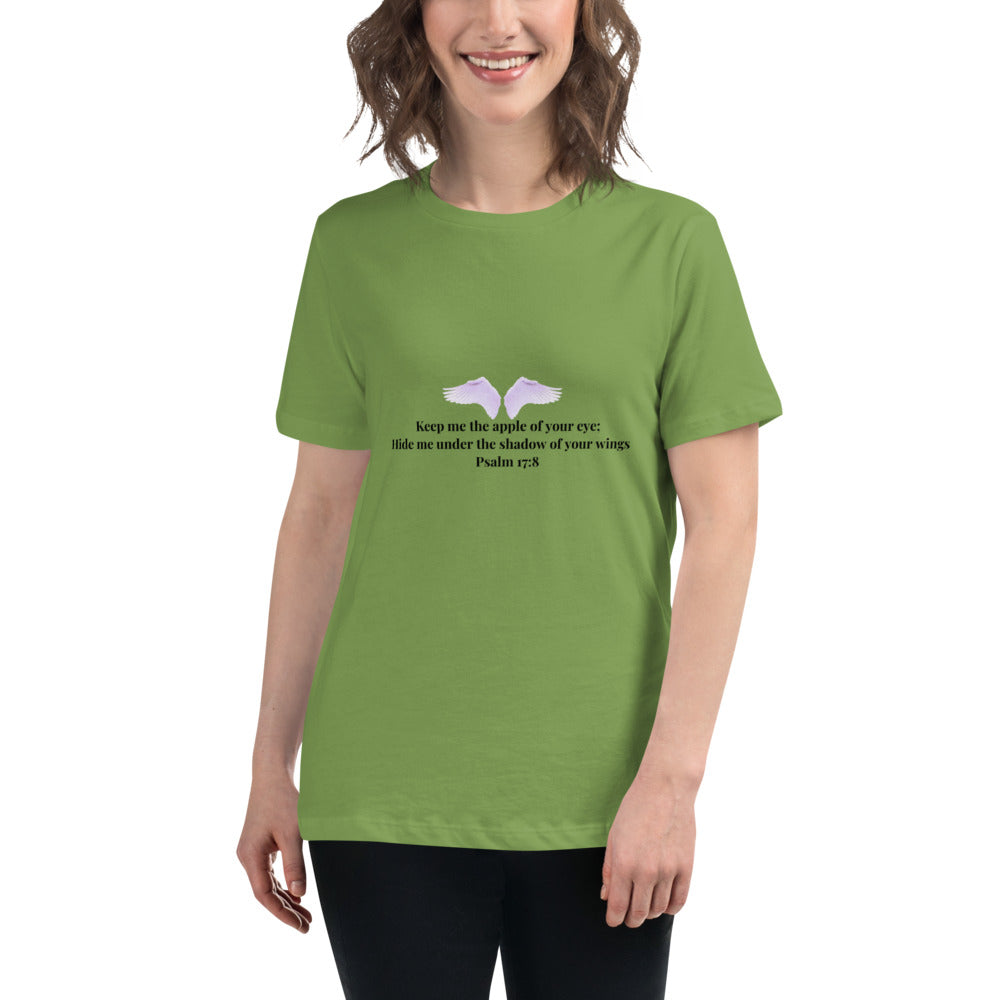 Psalms 17:8 Women's Relaxed T-Shirt